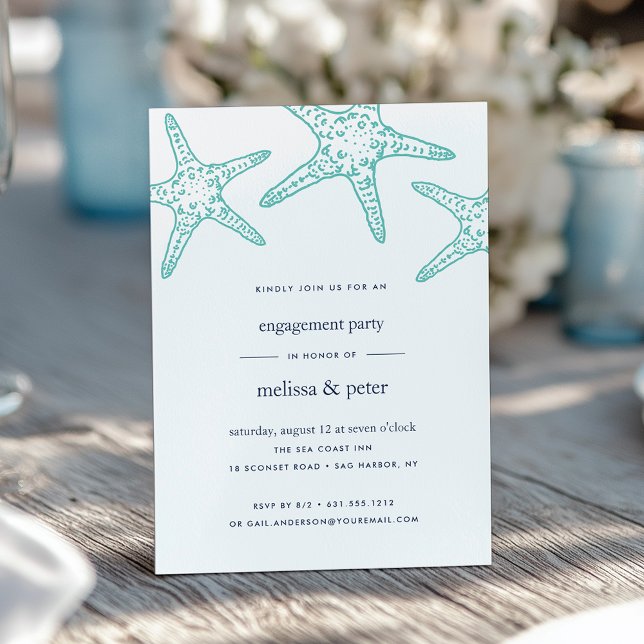 Invitation du groupe d'engagement Aqua & Navy Star (Créateur téléchargé)