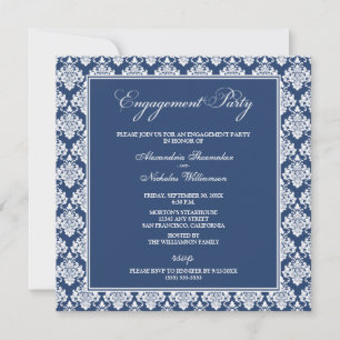 Invitation du groupe d'engagement étonnant Damask