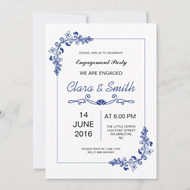 Invitation du groupe d'engagement floral (Devant)