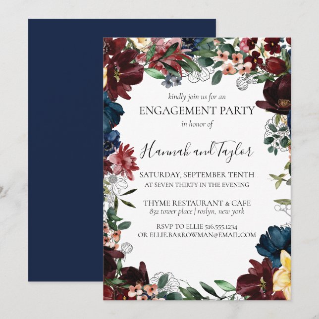 Invitation du groupe d'engagement floral de la mar (Devant / Derrière)
