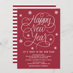 Invitation du Jour de l'An à la fête de la Réveill