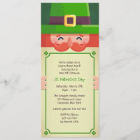 Invitation du jour de St Patrick de lutin