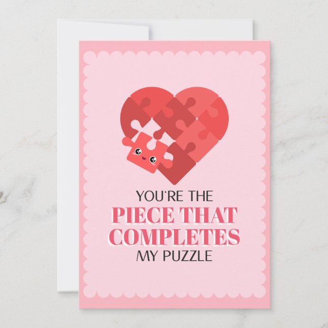 Invitation du jour de Valentines (Devant)