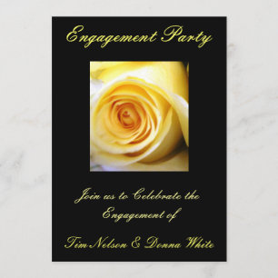 Invitation du Jour d'engagement de la Rose jaune