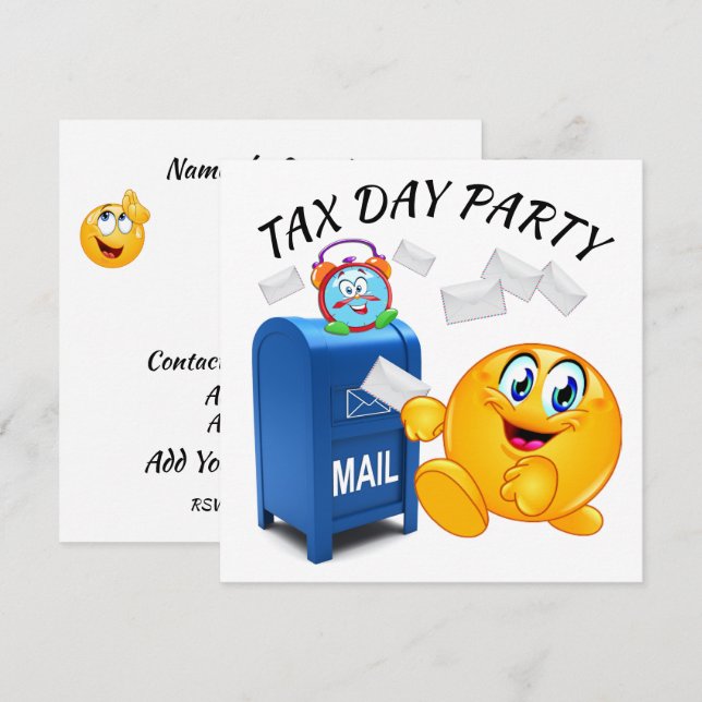 Invitation du jour fiscal (Devant / Derrière)