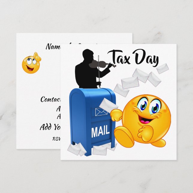 Invitation du jour fiscal (Devant / Derrière)