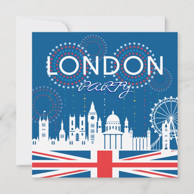 Invitation du London Party (Devant)