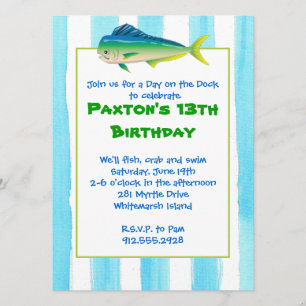 Invitation du Mahi Mahi Fishing Party