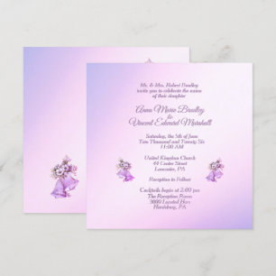 Invitation du Mariage Lavender Bells