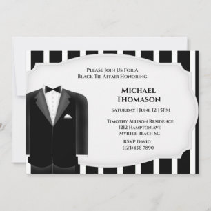 Invitation du mariage Tux Bachelor