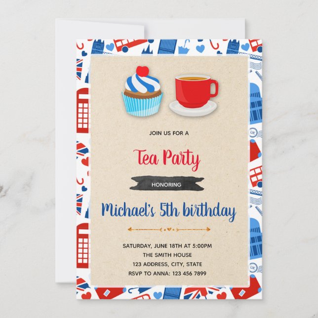 Invitation du meilleur parti britannique (Devant)
