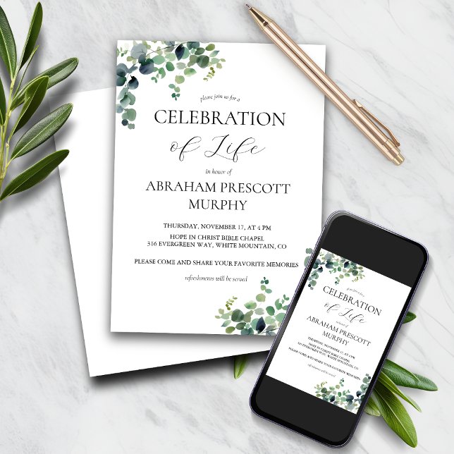 Invitation du Mémorial Eucalyptus (Créateur téléchargé)