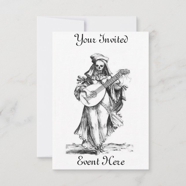 Invitation du Minstrel de Skeleton (Devant)