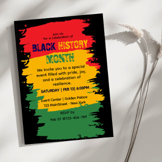 Invitation du Mois de l'histoire des Noirs