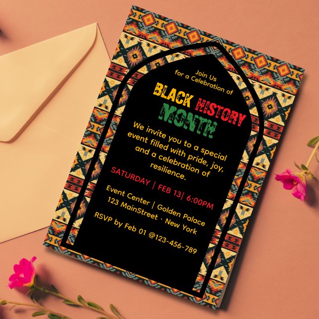 Invitation du Mois de l'histoire des Noirs (Créateur téléchargé)