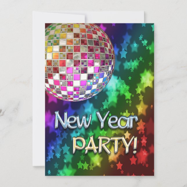 Invitation du Nouvel An (Devant)