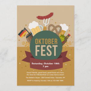 Invitation du Oktoberfest Party