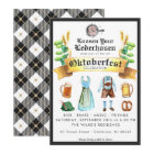 Invitation du Oktoberfest Party