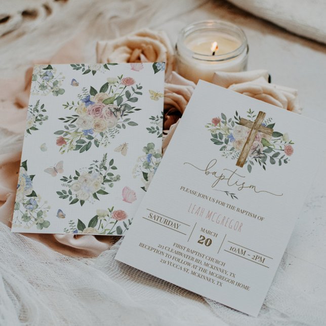 Invitation du papillon floral (Créateur téléchargé)