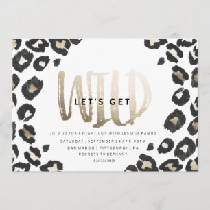 INVITATION DU PARTI BACHELORETTE // EMPREINTE DE L