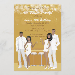 Invitation du Parti blanc - Afro-Américain
