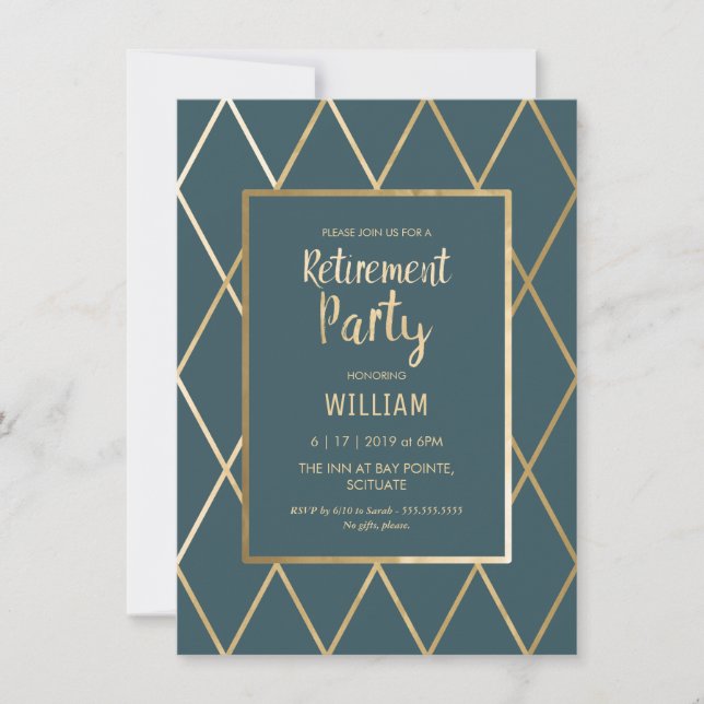Invitation du Parti de la retraite - Élégant de l' (Devant)