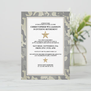 Invitation du Parti de retraite militaire