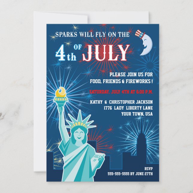 Invitation du Parti du 4 juillet (Devant)