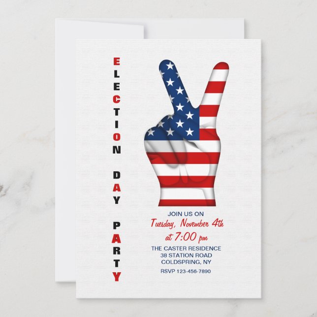 Invitation du parti électoral (Devant)