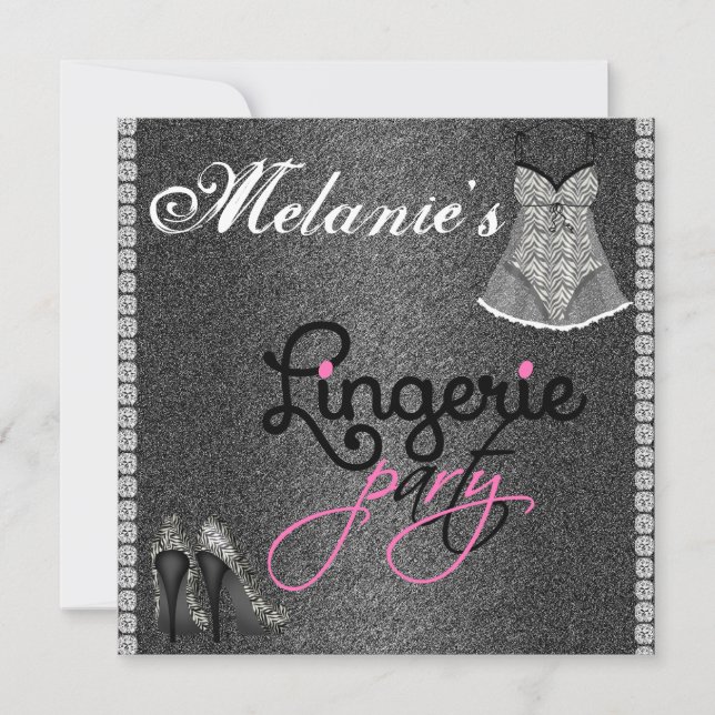 Invitation du parti Fling Lingerie (Devant)