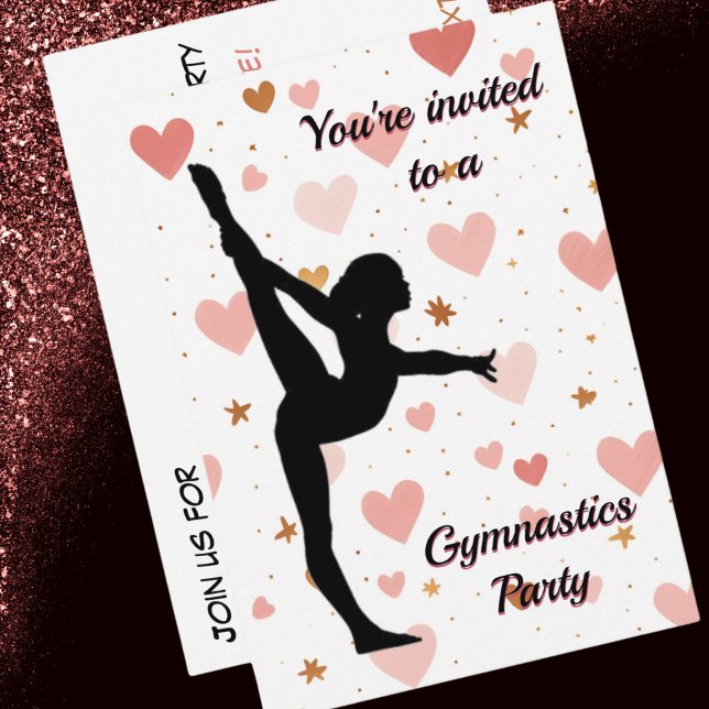 Invitation du parti Gymnastique (Créateur téléchargé)