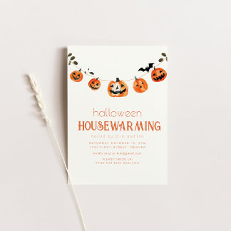 Invitation du parti Halloween