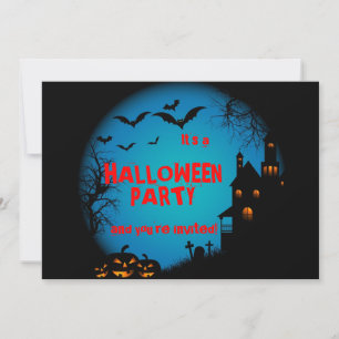 Invitation du parti Halloween