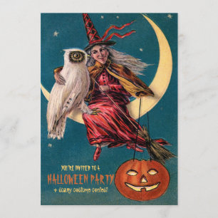 Invitation du parti Halloween