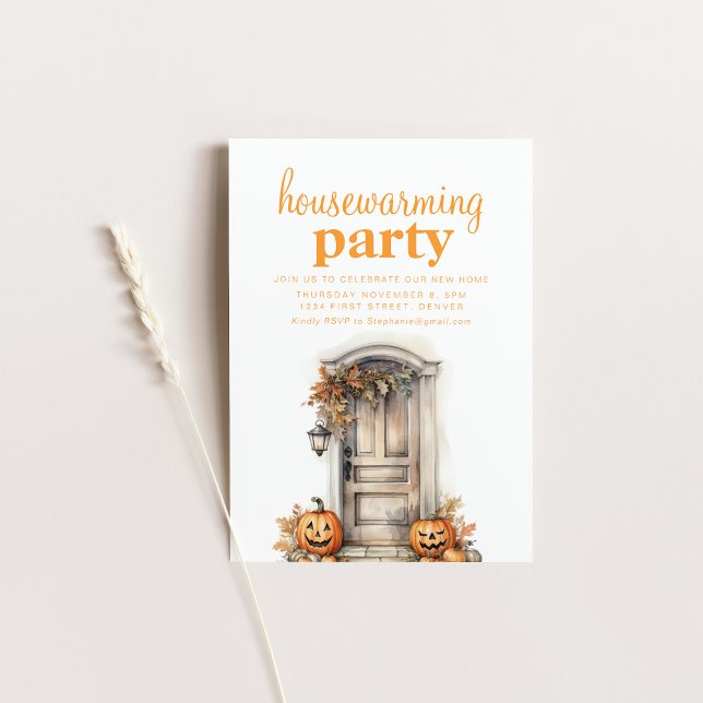 Invitation du parti Halloween d'automne (Créateur téléchargé)