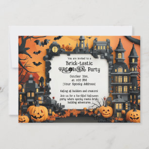 Invitation du parti HALLOWEEN en brique