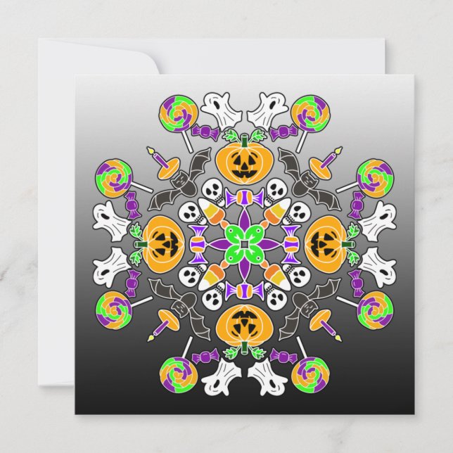 Invitation du parti Halloween Spooktacular (Devant)