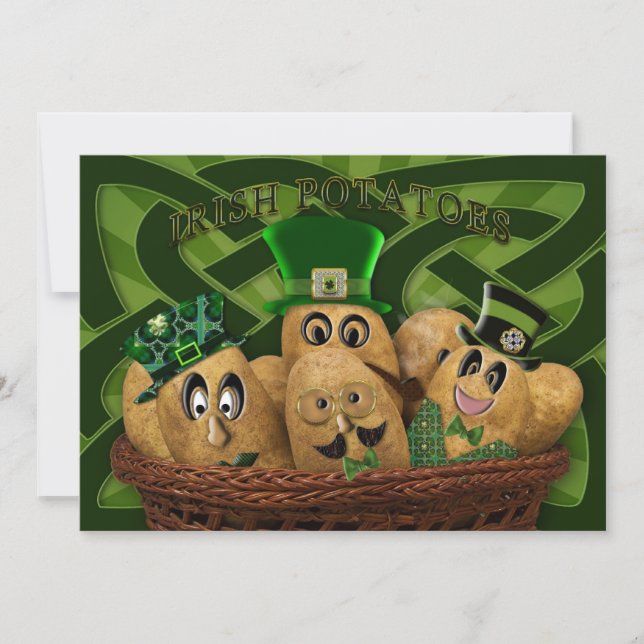 INVITATION DU PARTI IRLANDAIS - POMMES DE TERRE IR (Devant)