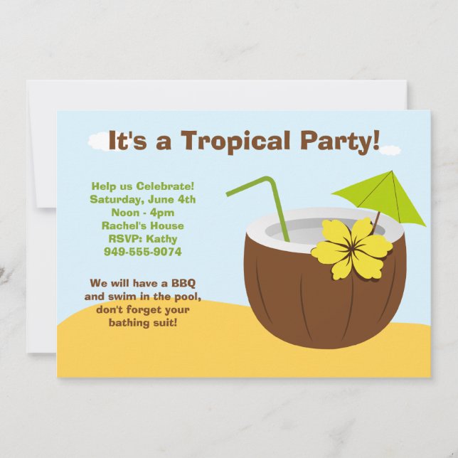 Invitation du parti Luau (Devant)