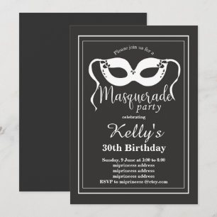Invitation du parti MASQUERADE