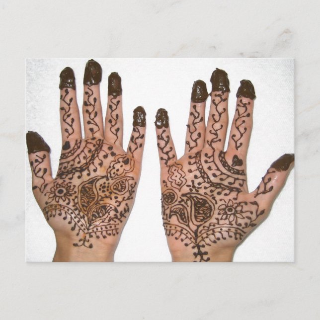 Invitation du parti Mehndi (Devant)