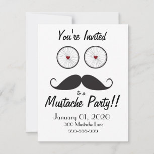 Invitation du parti Mustache