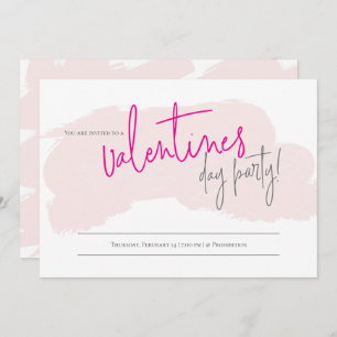 Invitation du Parti Valentines   Saint Valentin