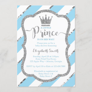 Invitation du Petit Prince Baby shower, Parties sc