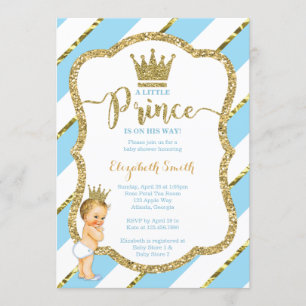 Invitation du Petit Prince Baby shower, Parties sc