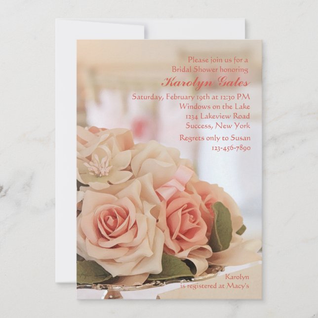 Invitation du plateau rose (Devant)