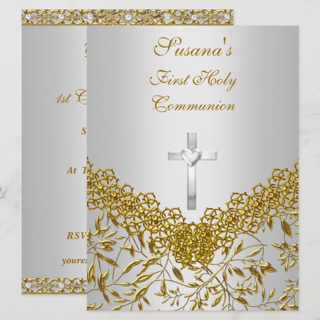 Invitation du Premier Parti Communion (Devant / Derrière)