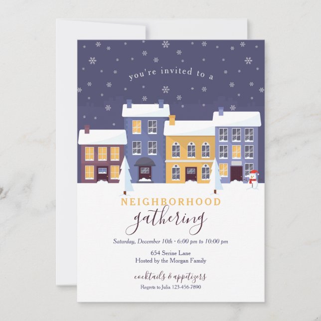 Invitation du quartier d'hiver (Devant)