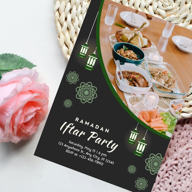 Invitation du Ramadan moderne Iftar Party (Créateur téléchargé)
