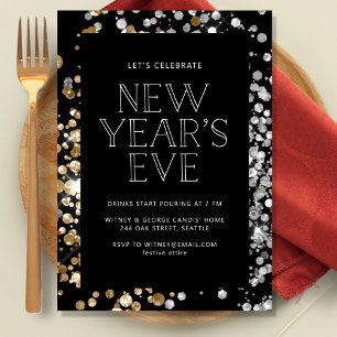 Invitation du réveillon du Nouvel An